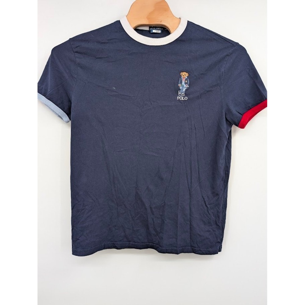 Polo Ralph Lauren Polo Bear Ringer T-shirt Blue Men's sz L